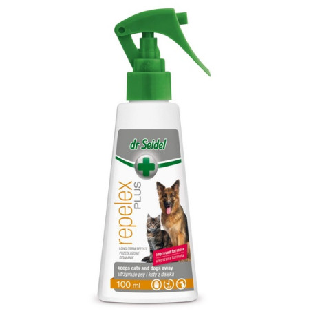 Dr Seidel Repelex Plus - Płyn utrzymujący psy i koty z daleka - spray 100ml - All4Animals