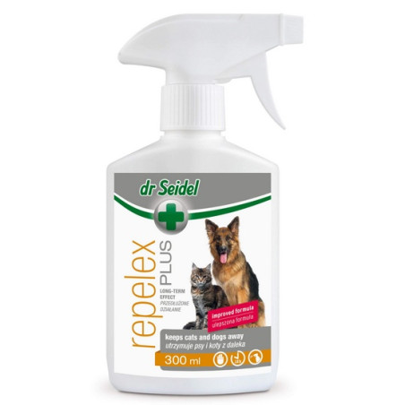 Dr Seidel Repelex Plus - Płyn utrzymujący psy i koty z daleka - spray 300ml - All4Animals