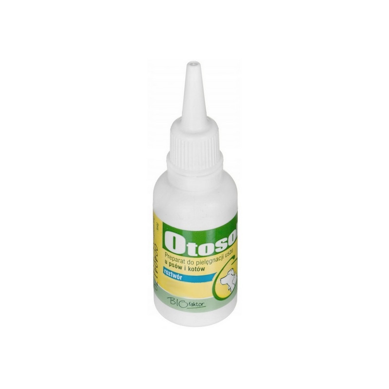 Biofaktor Otosol - płyn do czyszczenia uszu - 25ml - All4Animals