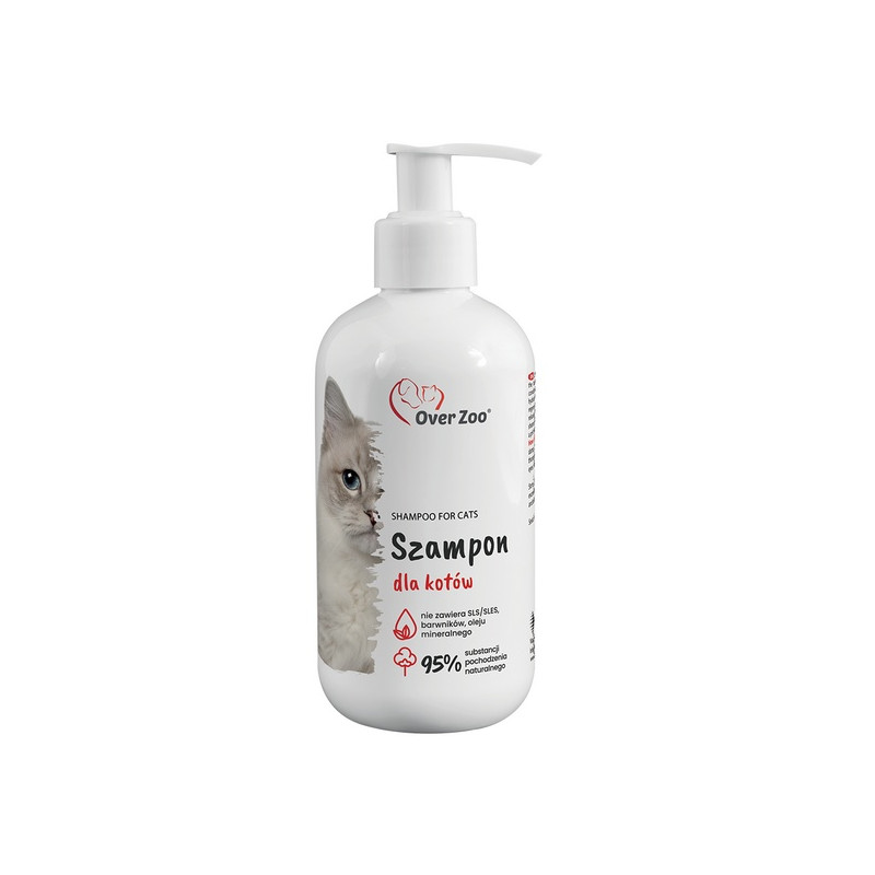 Over Zoo Szampon dla kotów 250ml - All4Animals