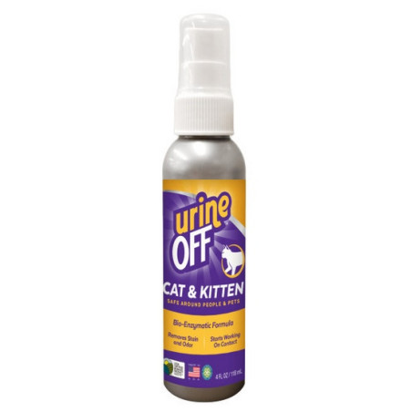 Urine Off Cat & Kitten Formula - do usuwania plam moczu 118ml - All4Animals