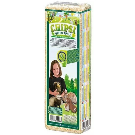 Chipsi Green Apple Ściółka 15L / 1kg - All4Animals