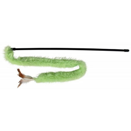 Trixie Wędka z pluszowym ogonem 48cm [45724] - All4Animals