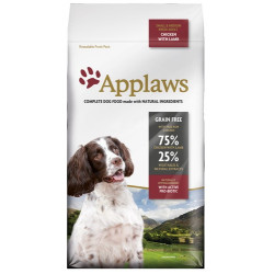 Applaws Adult Dog Small & Medium Breed Kurczak z jagnięciną 2kg - All4Animals