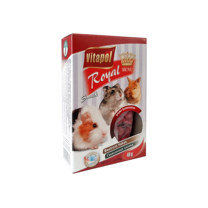 Vitapol Menu Płatki - Buraczek 40g [1013] - All4Animals