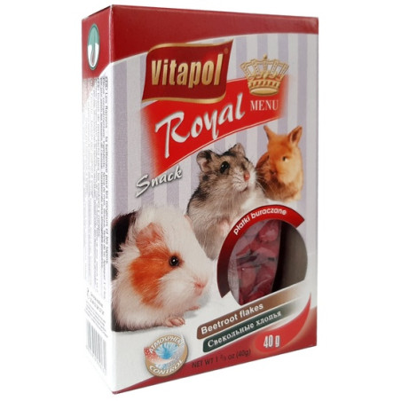 Vitapol Menu Płatki - Buraczek 40g [1013] - All4Animals