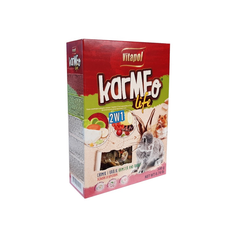 Vitapol Owocowo-Warzywny Pokarm dla Chomika i Królika 350g [1024] - All4Animals