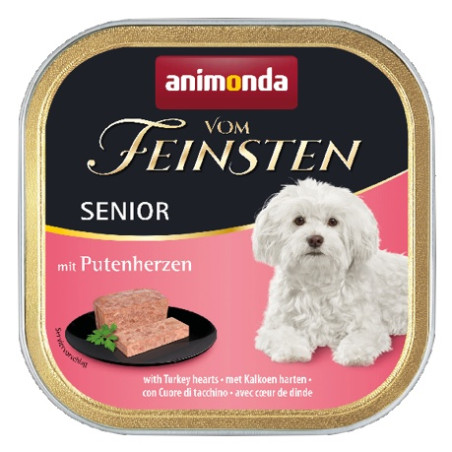 Animonda vom Feinsten Dog Senior Serca indyka 150g - All4Animals