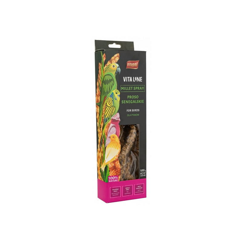 Vitapol Proso senegalskie 3 kłosy / opakowanie 100g [2000] - All4Animals