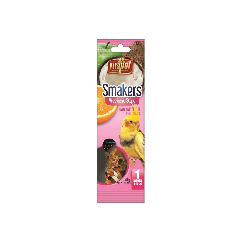 Vitapol Smakers dla nimfy - owocowy Weekend Style [3226] - All4Animals