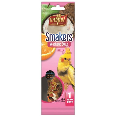 Vitapol Smakers dla nimfy - owocowy Weekend Style [3226] - All4Animals