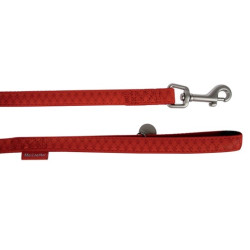 Zolux Smycz Mac Leather 25mm/1.2m Czerwona [522025RO] - All4Animals