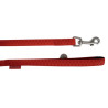 Zolux Smycz Mac Leather 25mm/1.2m Czerwona [522025RO] - All4Animals