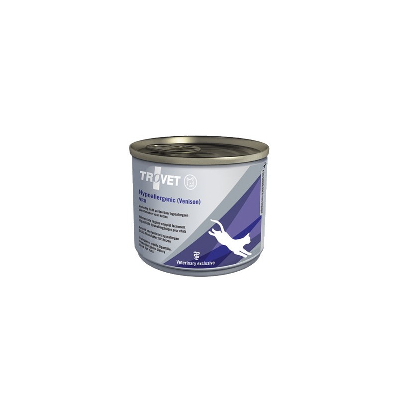 Trovet VRD Hypoallergenic Dziczyzna dla kota puszka 200g - All4Animals