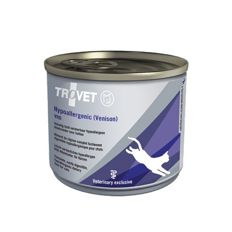 Trovet VRD Hypoallergenic Dziczyzna dla kota puszka 200g - All4Animals