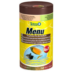 Tetra Menu - mix płatków w czterech przegrodach - dla ryb słodkowodnych 100ml - All4Animals