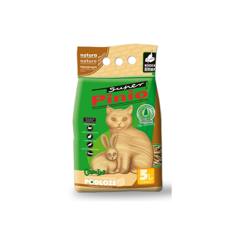 Super Pinio żwirek drewniany 5L - All4Animals