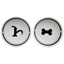 Trixie Miski ceramiczne 2,6L na stojaku [24643] - All4Animals