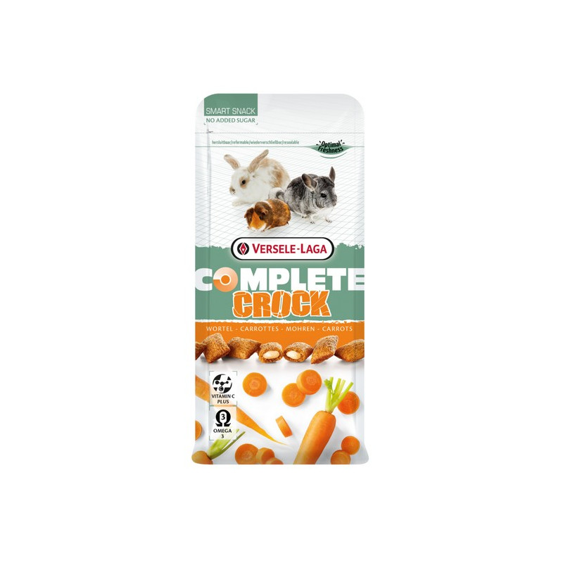 Versele-Laga Crock Complete Carrot przysmak z marchewką dla gryzoni 50g - All4Animals