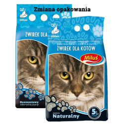 Miluś Standard żwir zbrylający bentonitowy 5L - All4Animals
