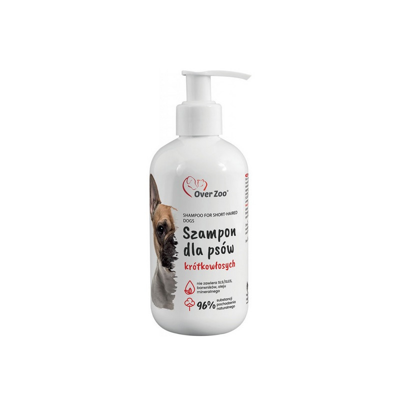 Over Zoo Szampon dla psów krótkowłosych 250ml - All4Animals