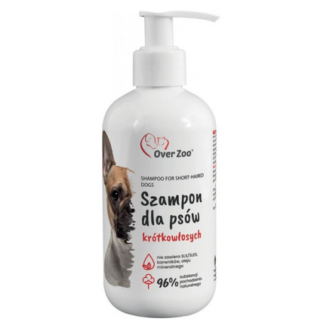 Over Zoo Szampon dla psów krótkowłosych 250ml - All4Animals