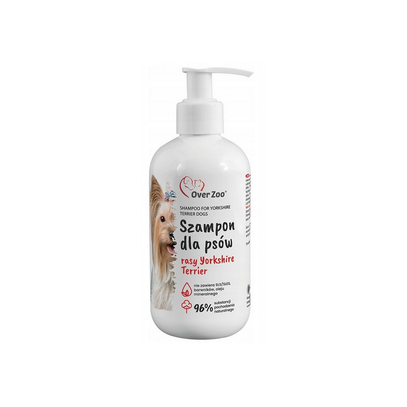 Over Zoo Szampon dla psów rasy Yorkshire Terier 250ml - All4Animals