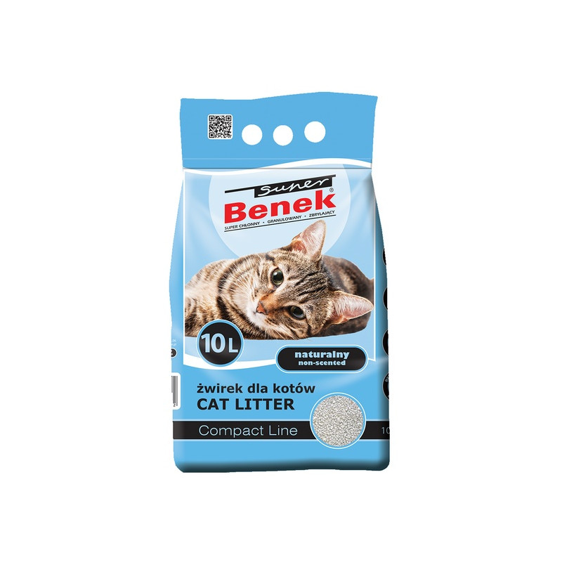 Super Benek Compact (błękitny) 10L - All4Animals