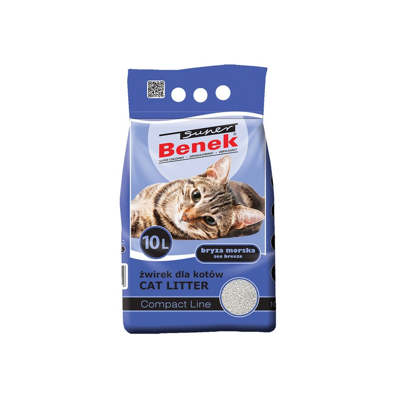 Super Benek Compact Zapachowy (granatowy) 10L - All4Animals
