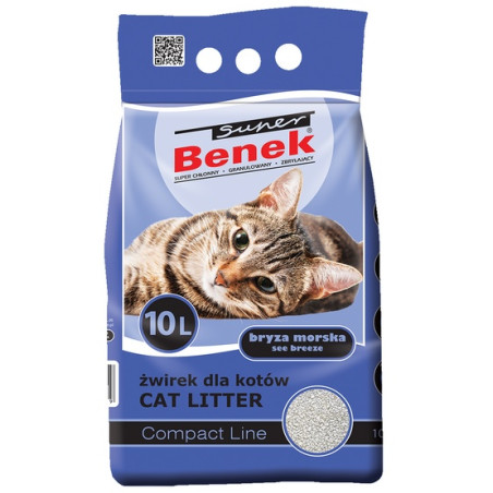 Super Benek Compact Zapachowy (granatowy) 10L - All4Animals