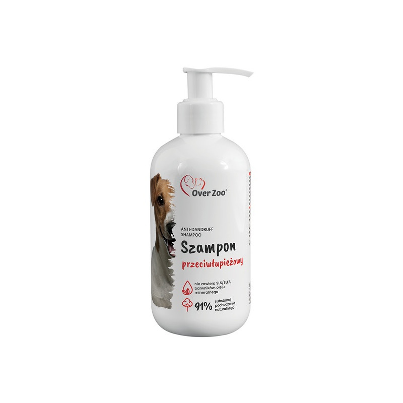 Over Zoo Szampon leczniczy przeciwłupieżowy 250ml - All4Animals