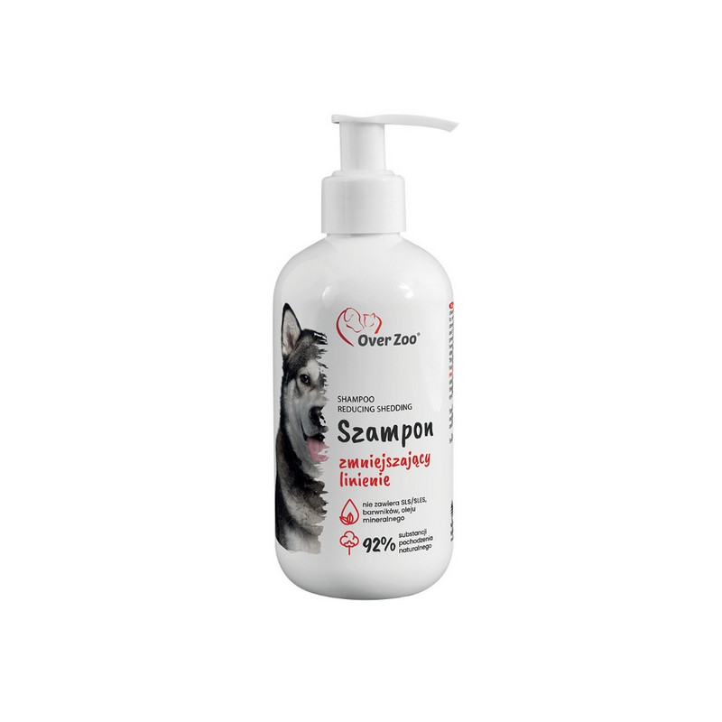 Over Zoo Szampon leczniczy zmniejszający linienie 250ml - All4Animals