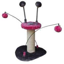 Yarro Drapak Mini UFO różowo-szary 23x24x25cm [Y1144] - All4Animals