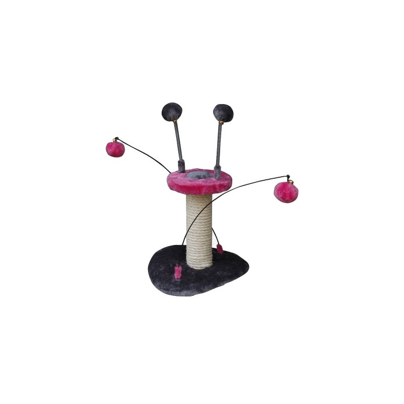 Yarro Drapak Mini UFO różowo-szary 23x24x25cm [Y1144] - All4Animals