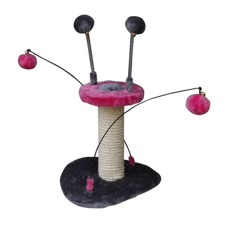Yarro Drapak Mini UFO różowo-szary 23x24x25cm [Y1144] - All4Animals