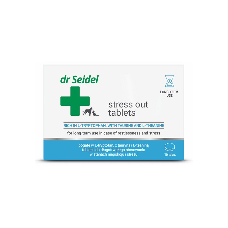 DermaPharm Stress Out dla psa i kota blister 10 tabl. - All4Animals