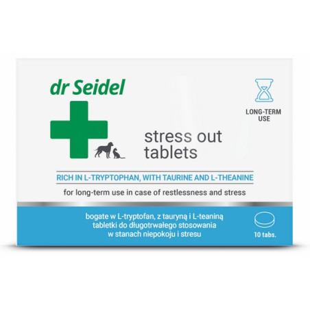 DermaPharm Stress Out dla psa i kota blister 10 tabl. - All4Animals