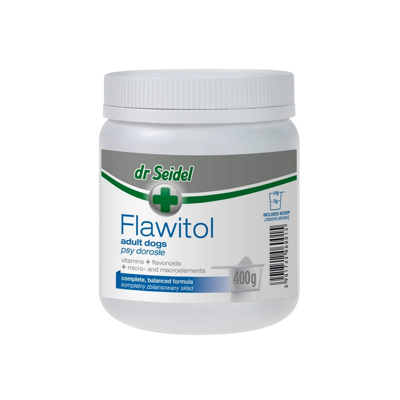 Dr Seidel Flawitol dla psów dorosłych - proszek 400g - All4Animals