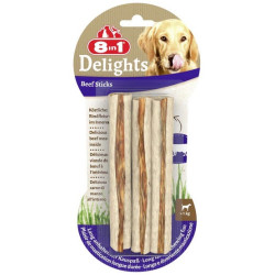 8in1 Beef Delights Sticks 3szt - All4Animals