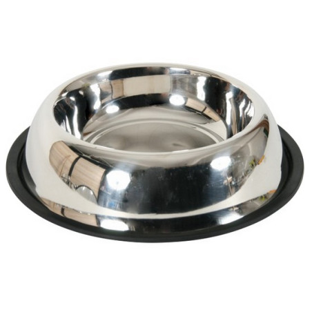Zolux Miska Inox na gumie 23cm 0,9L [475485] - All4Animals