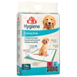 8in1 Mata absorbująca Training Pads 56x56cm - małe opakowanie 14szt - All4Animals