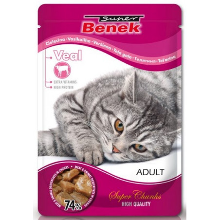 Super Benek saszetka cielęcina w sosie 100g - All4Animals