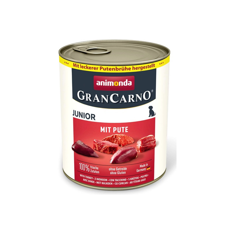 Animonda GranCarno Original Junior Pute Indyk 800g - All4Animals