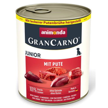 Animonda GranCarno Original Junior Pute Indyk 800g - All4Animals