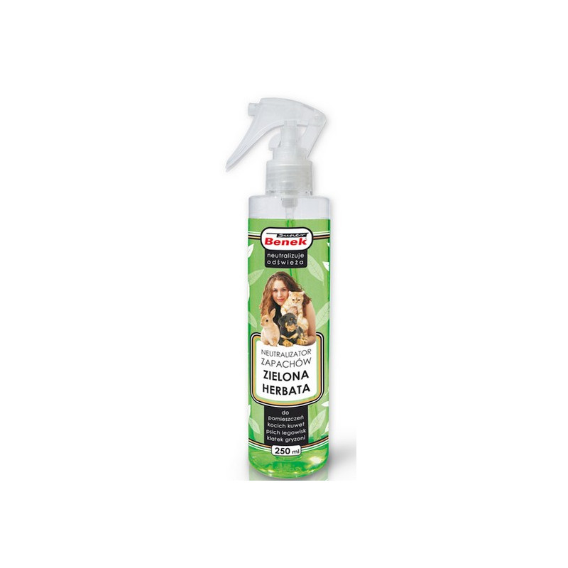 Super Benek Neutralizator Spray - Zielona herbata 250ml - All4Animals