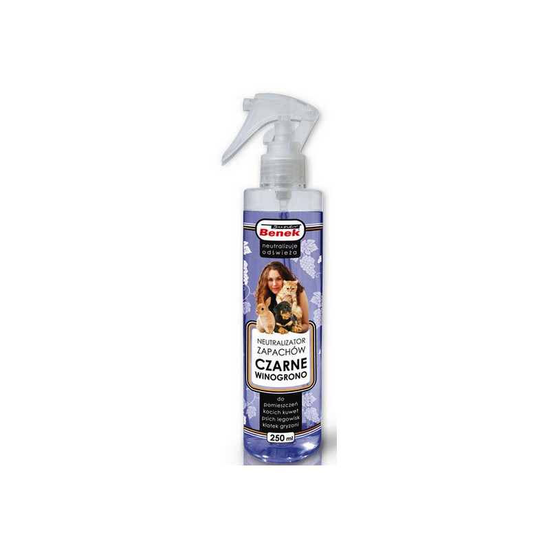 Super Benek Neutralizator Spray - Czarne winogrono 250ml - All4Animals