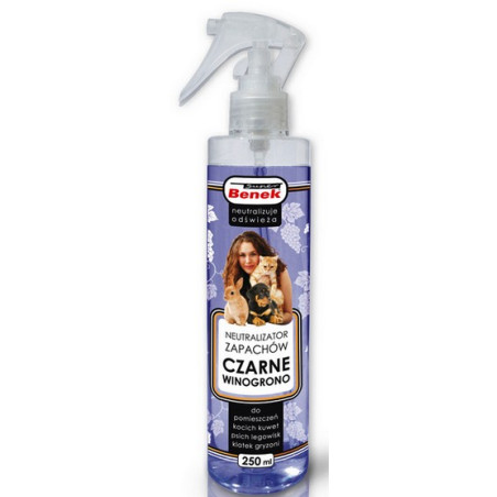 Super Benek Neutralizator Spray - Czarne winogrono 250ml - All4Animals