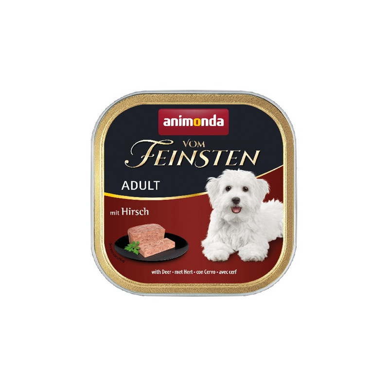Animonda vom Feinsten Dog Adult Jeleń tacka 150g - All4Animals