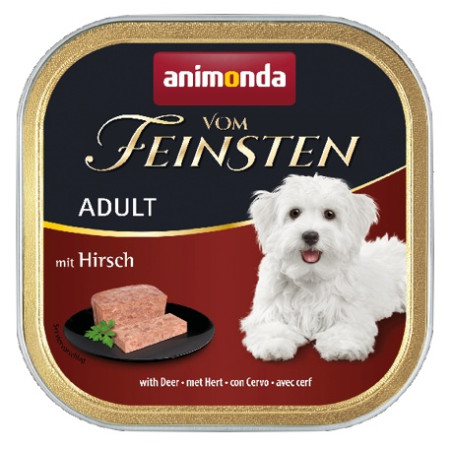 Animonda vom Feinsten Dog Adult Jeleń tacka 150g - All4Animals