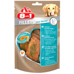 8in1 Fillets Pro Dental - przekąska na świeży oddech 80g - All4Animals
